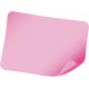 Label with rolled corner- pink