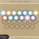 Sports Text Circle Kit