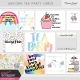 Unicorn Tea Party Cards Kit