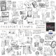 Brush Kit #25- Passport Stamps