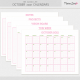 The Good Life: October 2021 Calendars Kit