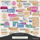Fieldnotes #13 Dutch Word Art Kit