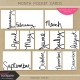 Month Pocket Cards Kit
