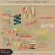 Let&#039;s Get Festive Word Art Kit
