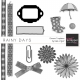 Rainy Days Element Templates Kit