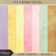 Ice Cream Social Marbled Papers