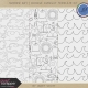 Summer Day- Doodle Overlay Template Kit