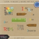 Look, a Book!- Word Art Kit