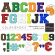 Color Basics Cardboard Alphas Kit