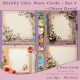 Shabby Chic Note Cards Set 02