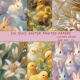 Easter Painted Paper Kit (Easter Baby Animals & lilies)