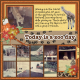 Vacation Album Sightseeing 1 Temp #4-Miss Fish Going Places Zoo-Memory Mosaic 