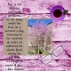 Pick-A-Color Purple Tree Journal Scrapbook Layout