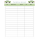 Car Planner Record Sheet 