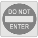 Do Not Enter Sign Template