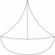 Ocean- Sailboat Illustration