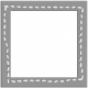 Layered Stitched Square Frame Template