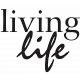 Living Life Word Art